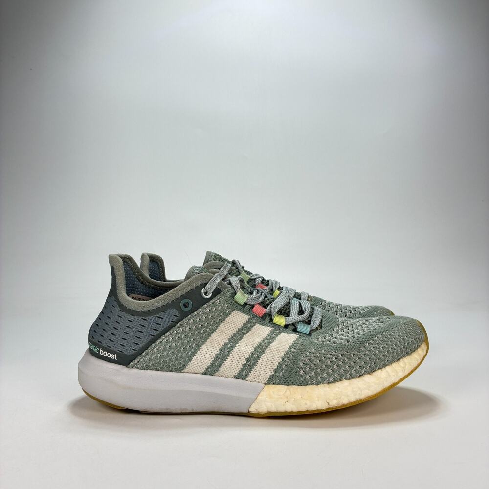 adidas Climachill Cosmic Boost Green Earth Running Shoes B25265 Women's Size 6.5